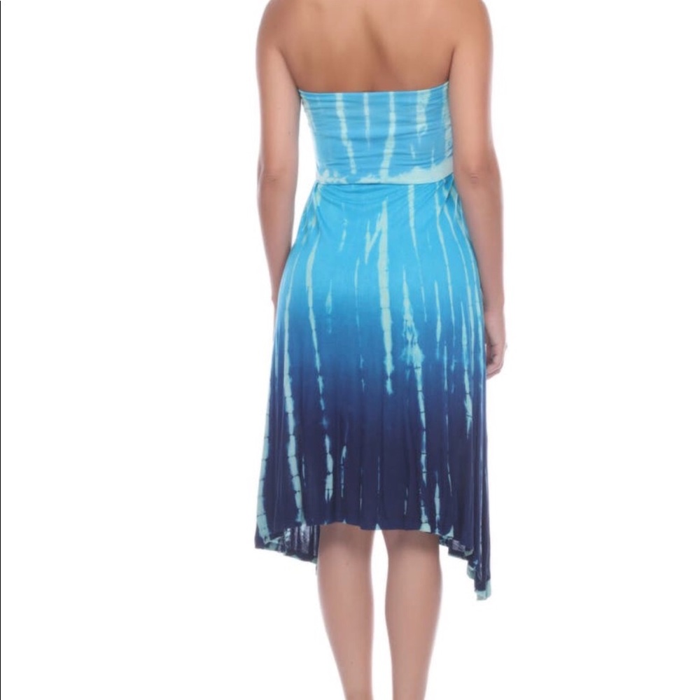 NWT Boho Me Collection Knit Tie Dye Convertible Skirt/Dress/Coverup - Picture 5 of 11